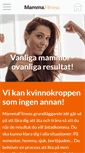 Mobile Screenshot of mammafitness.se